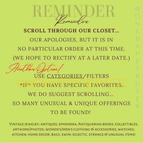 💵 Did you know? You can BUNDLE 👗 multiple items 💍 & pay shipping only ONCE! - Picture 2 of 4